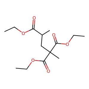 Triethyl 2,2,4-pentanetricarboxylate structure