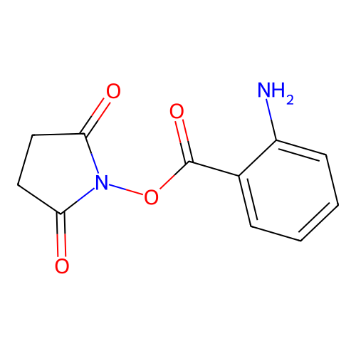 N-(2-氨基苯甲酰氧基)琥珀酰亚胺 structure