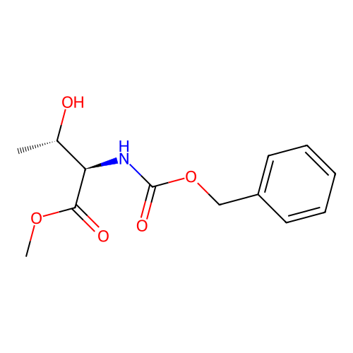 Methyl (2R,3S)-2-{[(benzyloxy)carbonyl]amino}-3-hydroxybutanoate structure