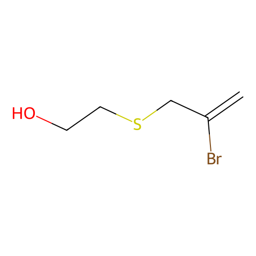 2-(2-Bromoprop-2-enylsulfanyl)ethanol structure