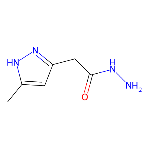 2-(3-methyl-1H-pyrazol-5-yl)acetohydrazide structure