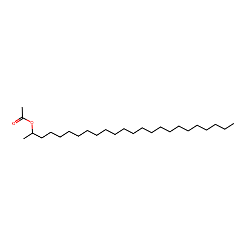 2-Tetracosanol, acetate structure