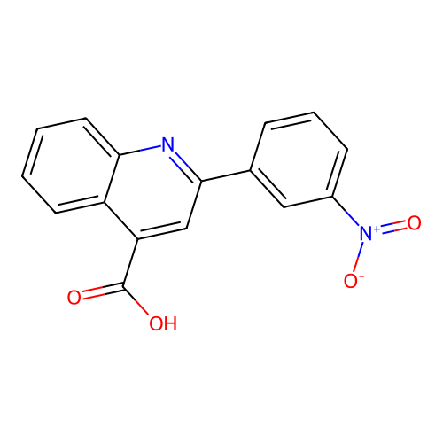 2-(3-硝基苯基)喹啉-4-甲酸 structure