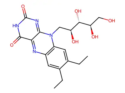 7,8-Diethylflavin structure