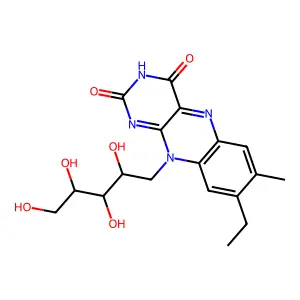 7-Methyl-8-ethylflavin structure