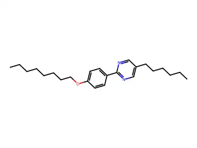5-Hexyl-2-[4-(octyloxy)phenyl]pyrimidine structure