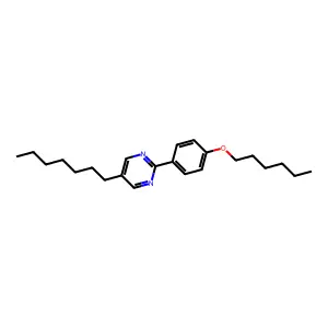 5-Heptyl-2-[4-(hexyloxy)phenyl]pyrimidine structure