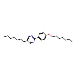 5-Heptyl-2-[4-(heptyloxy)phenyl]pyrimidine structure