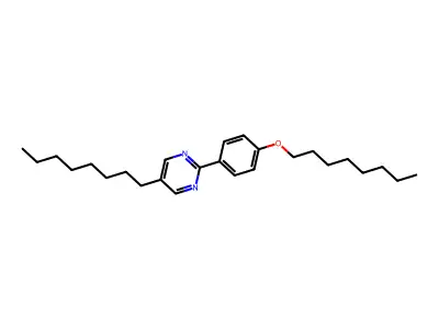 5-Octyl-2-(4-(octyloxy)phenyl)pyrimidine structure