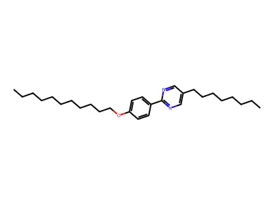 2-(4-(Decyloxy)phenyl)-5-octylpyrimidine structure