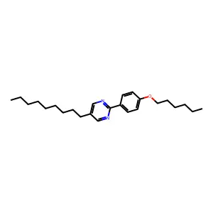 2-(4-Hexoxyphenyl)-5-nonylpyrimidine structure