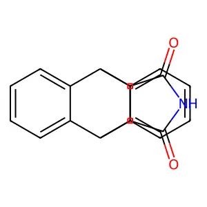 9,10-Dihydro-9,10-ethanoanthracene-11,12-dicarboximide structure
