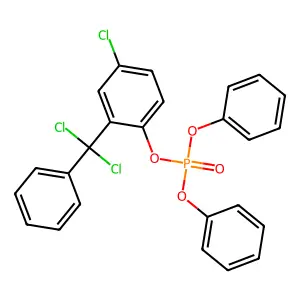 [4-Chloro-2-[dichloro(phenyl)methyl]phenyl] diphenyl phosphate structure