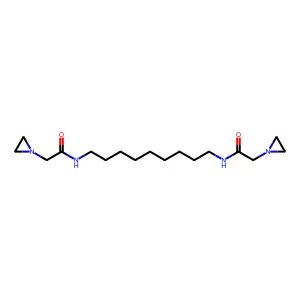 s-Aziridineacetamide,N'-nonamethylenebis- structure