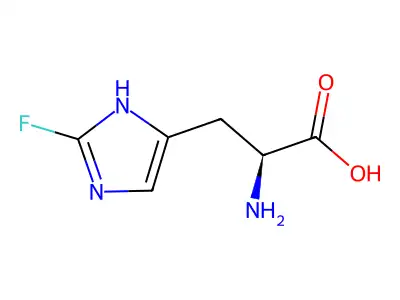 L-2-Fluorohistidine structure