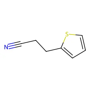 2-Thiophenepropanenitrile structure