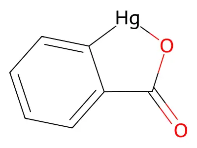 3H-2,1-Benzoxamercurol-3-one structure