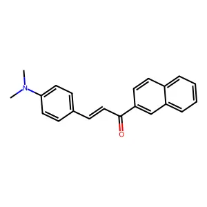 2-Propen-1-one, 3-[4-(dimethylamino)phenyl]-1-(2-naphthalenyl)- structure