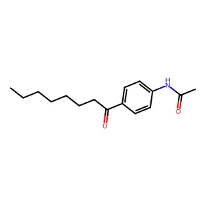 Acetanilide, 4-heptanoyl- structure