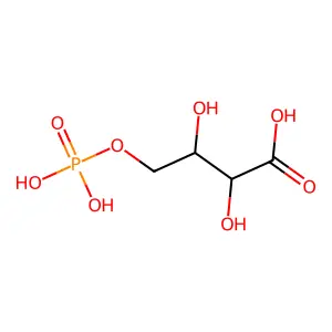 2,3-二羟基-4-磷酰氧基丁酸 structure