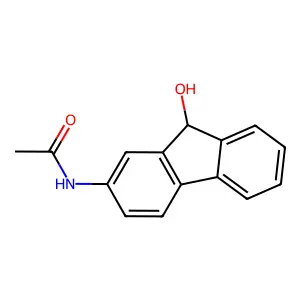 N-(9-羟基-9H-芴-2-基)乙酰胺 structure