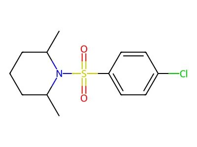1-(4-Chloro-benzenesulfonyl)-2,6-dimethyl-piperidine structure