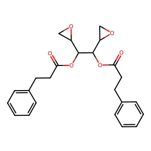 Galactitol, 1,2:5,6-dianhydro-, bis(benzenepropionate) structure