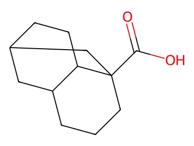 1,6-Methanonaphthalene-1(2H)-carboxylic acid, octahydro- structure