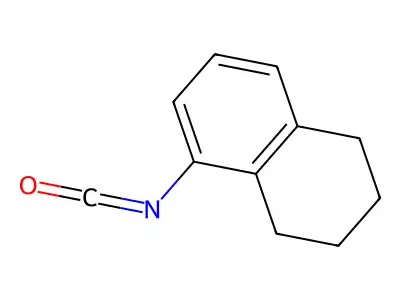1-Isocyanato-5,6,7,8-tetrahydronaphthalene structure