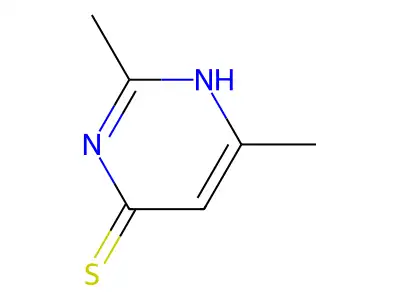 2,6-Dimethylpyrimidine-4-thiol structure