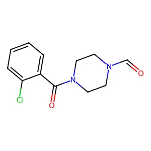 4-(2-Chlorobenzoyl)piperazine-1-carbaldehyde structure