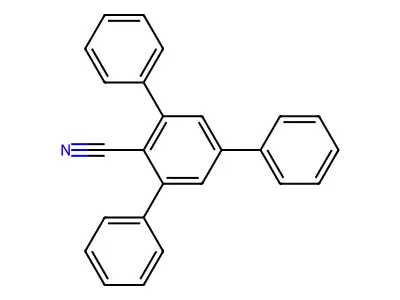 2,4,6-Triphenylbenzonitrile structure