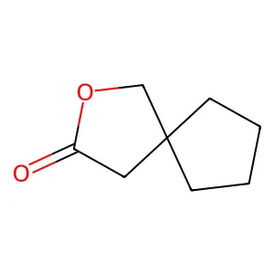2-Oxaspiro(4,4)nonan-3-one structure