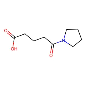 5-Oxo-5-pyrrolidin-1-yl-pentanoic acid structure