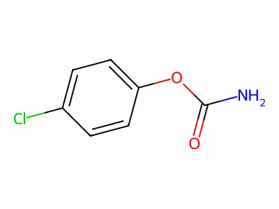 Carbamic acid, 4-chlorophenyl ester structure