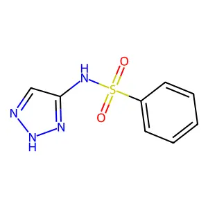 N-(2H-三唑-4-基)苯磺酰胺 structure