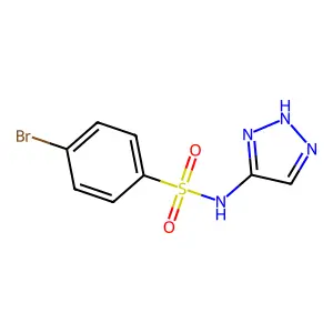 4-溴-N-(2H-三唑-4-基)苯磺酰胺 structure