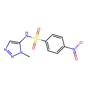 N-(3-Methyltriazol-4-YL)-4-nitro-benzenesulfonamide structure