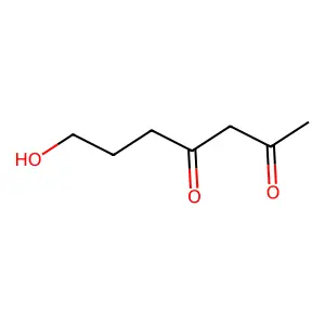 7-Hydroxy-2,4-heptanedione structure