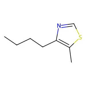 Thiazole, 4-butyl-5-methyl- structure
