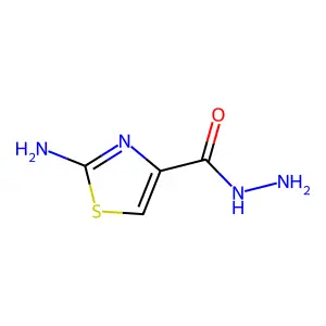 2-Amino-1,3-thiazole-4-carbohydrazide structure