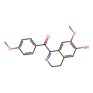 7-methoxy-1-(4-methoxybenzoyl)-3,4-dihydro-2H-isoquinolin-6-one structure