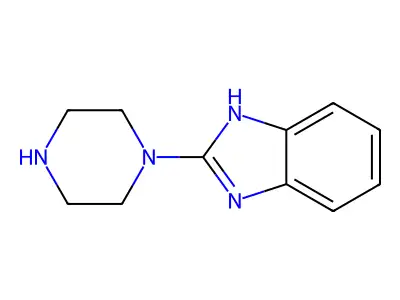 2-Piperazin-1-yl-1H-benzoimidazole structure