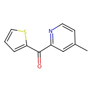 Ketone, 4-methyl-2-pyridyl 2-thienyl structure