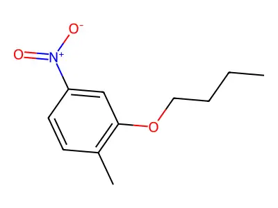 2-Butoxy-1-methyl-4-nitrobenzene structure