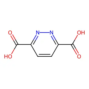 3,6-Pyridazinedicarboxylic acid structure