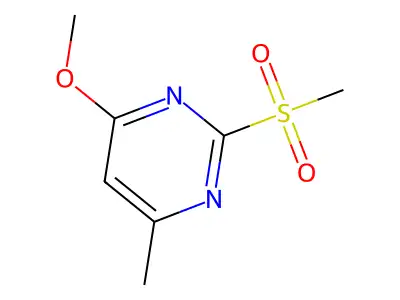 4-Methoxy-6-methyl-2-(methylsulfonyl)pyrimidine structure