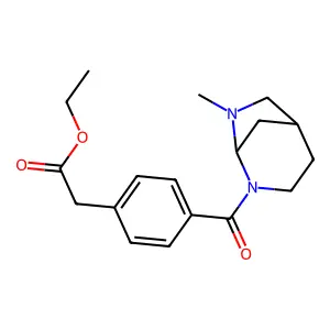 3,8-Diazabicyclo(3.2.1)octane, 3-((alpha-ethoxycarbonyl)-p-toluoyl)-8-methyl- structure