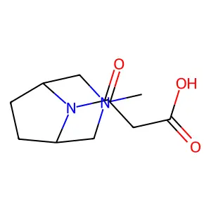 8-(Carboxyacetyl)-3-methyl-3,8-diazabicyclo(3.2.1)octane structure