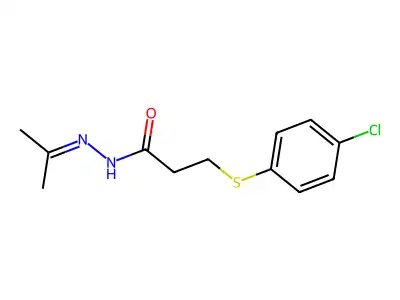 2-Diphenylphosphinothioyl-2-methylpropanenitrile structure